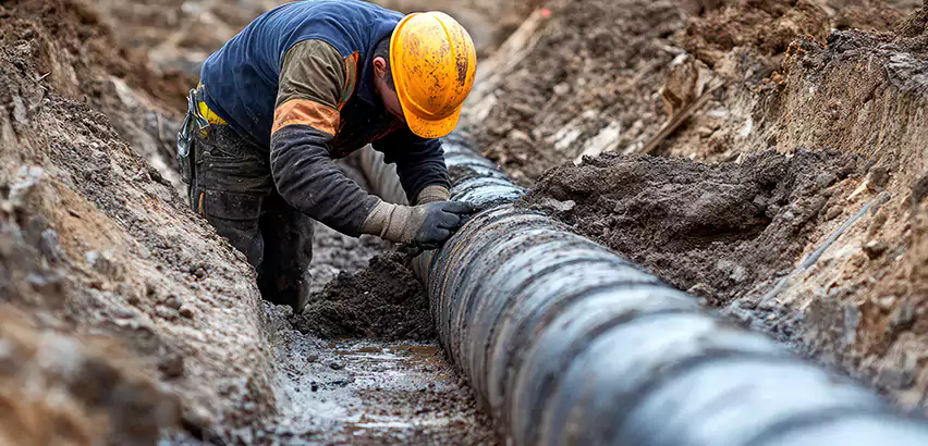 Sewer Replacement in Greenlawn