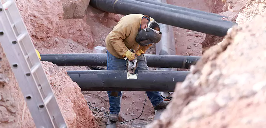 Cast Iron Sewer Pipe Replacement in Greenlawn