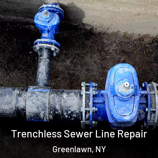  Trenchless Sewer Line Repair Greenlawn, NY
